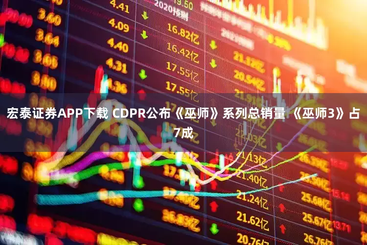 宏泰证券APP下载 CDPR公布《巫师》系列总销量 《巫师3》占7成